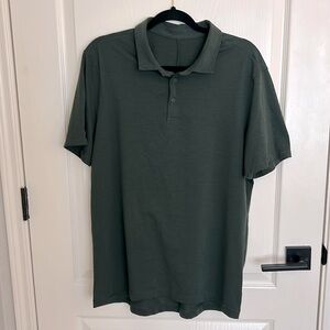 Lululemon Men’s- Evolution Short Sleeve Polo- Smoked Spruce- Size L